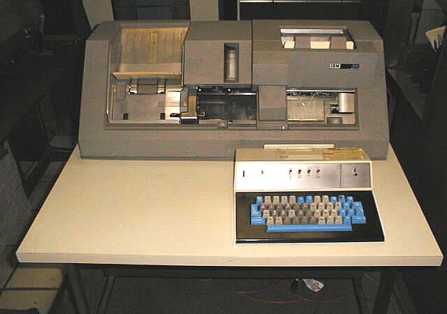 an IBM 029 keypunch machine